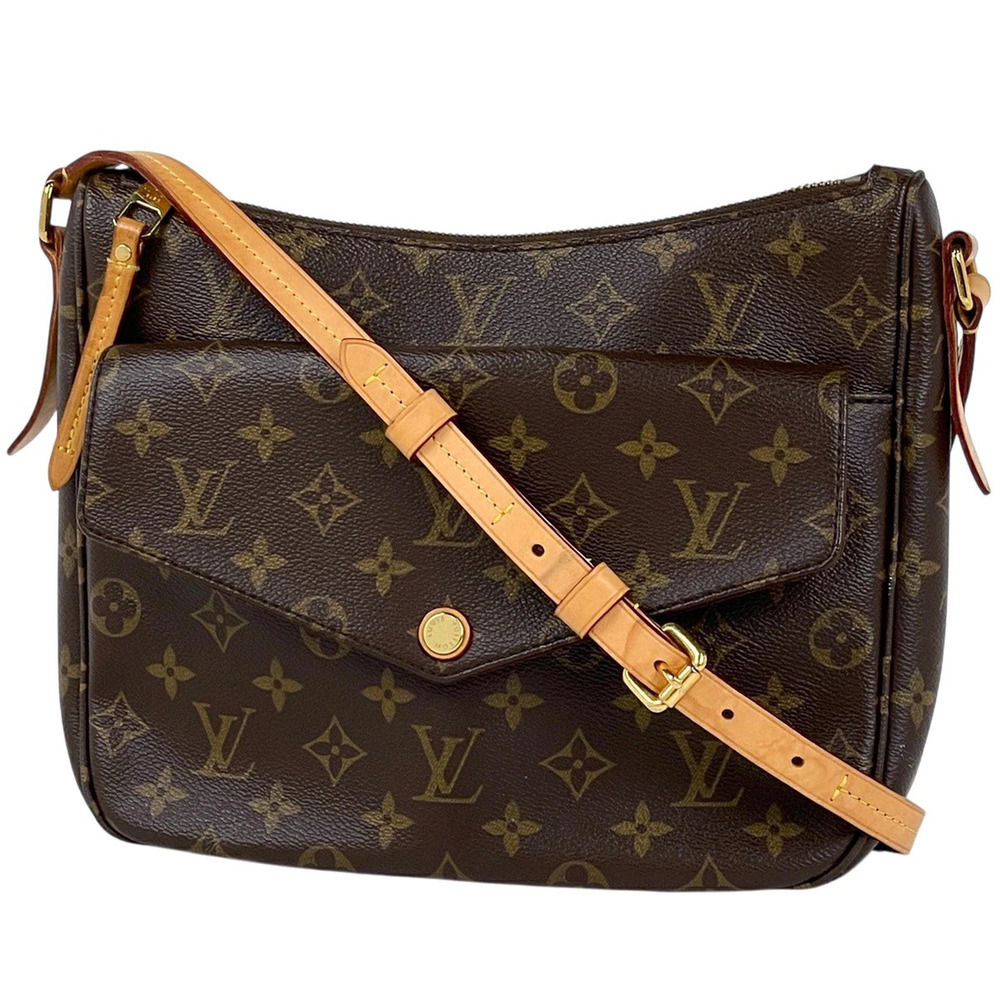 Louis Vuitton Mabillon Shoulder Bag Monogram Brown